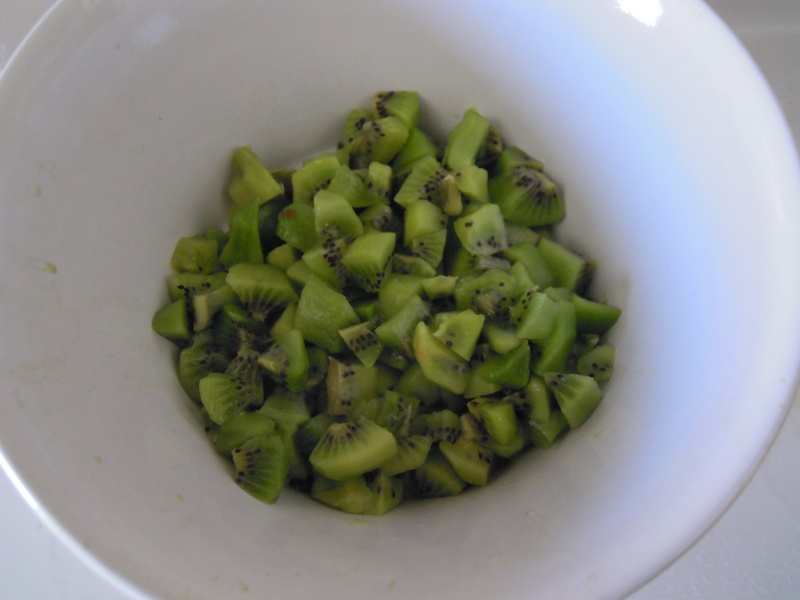 Kiwis en morceaux