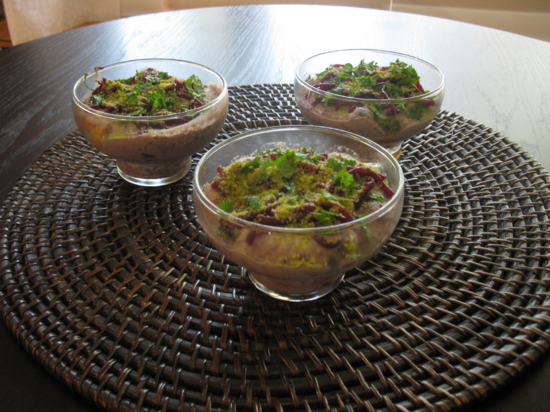 Parfait au bleuet