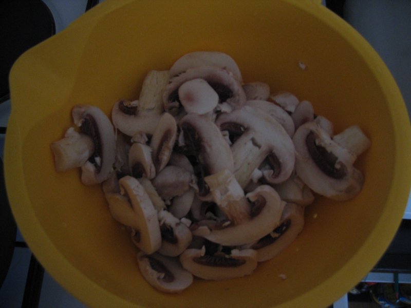 coquillages à la normande, les champignons de Paris