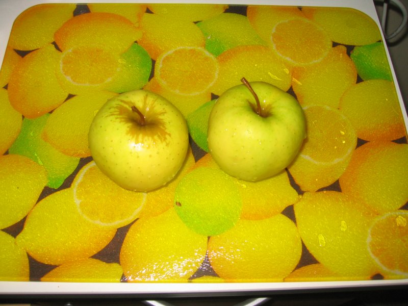 coquillages à la normande, les pommes