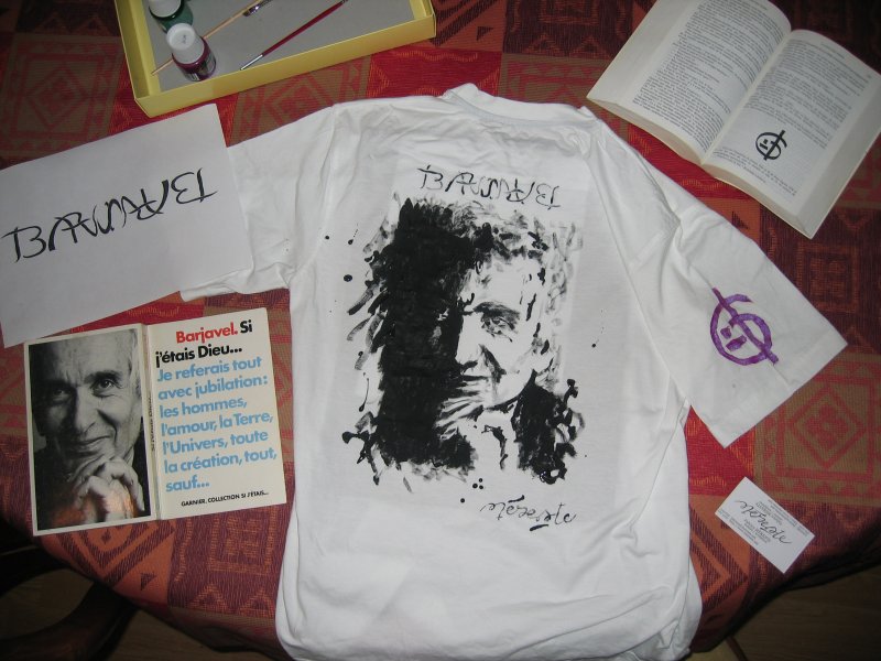 t-shirt personnalisé René Barjavel