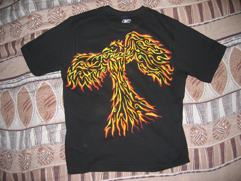 T-shirt Phénix tribal